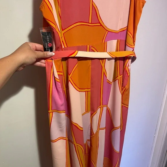 NWT Donna Morgan Sleeveless Button Down Maxi Dress - Picture 15 of 16